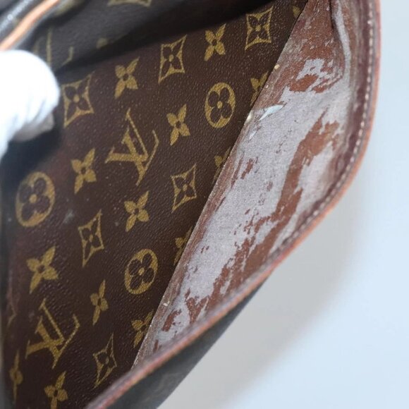 LOUIS VUITTON Monogram Compiegne 28 Clutch Bag M51845 LV Auth ki5790 - Picture 11 of 16